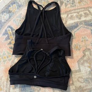 Lot of 5 Lululemon Sports Bras in Size 8